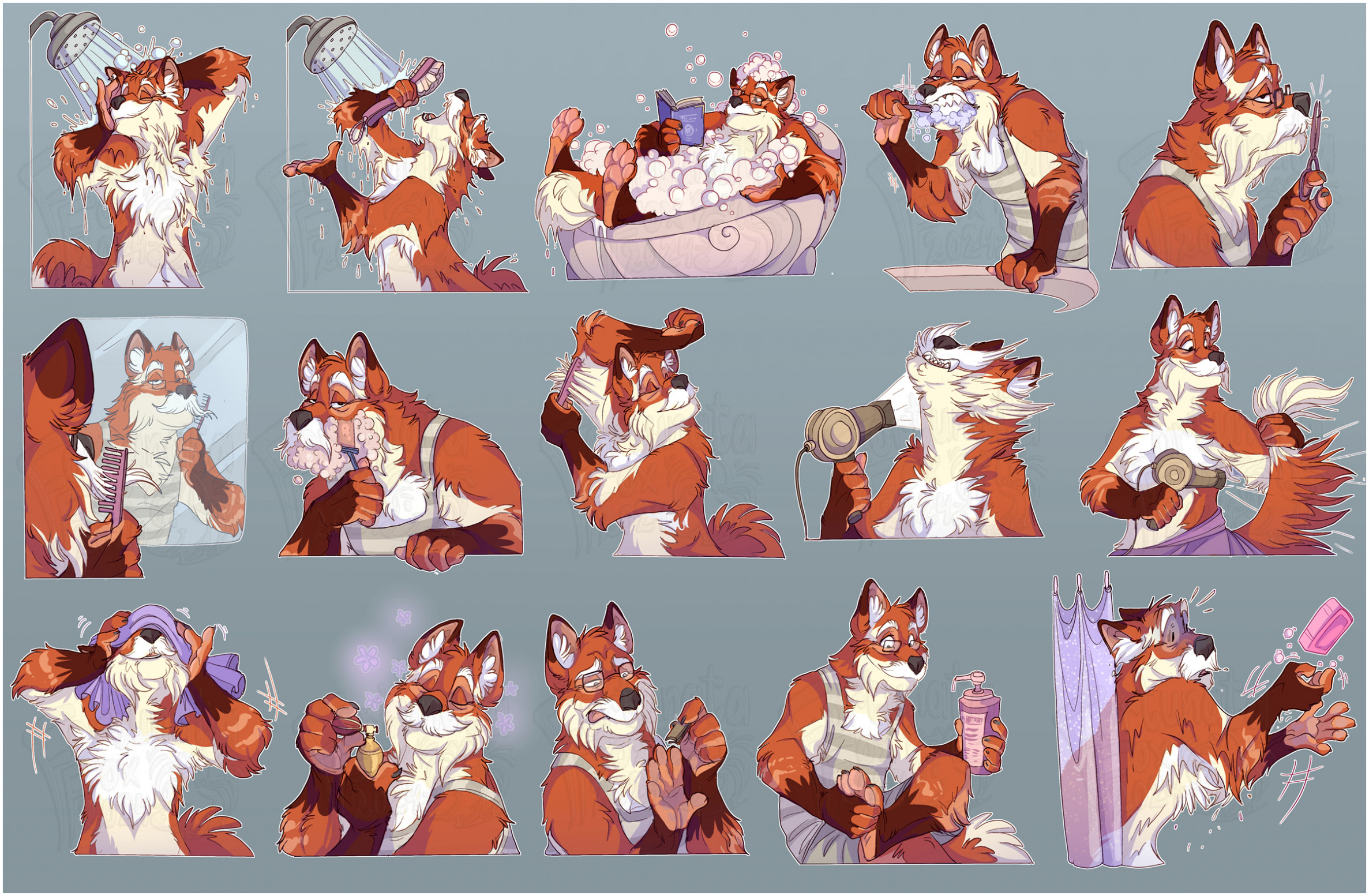 Telegram stickers - for Clair (Part 4)