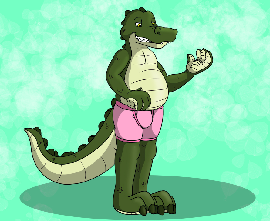 Alligator / Crocodile. chubby. 