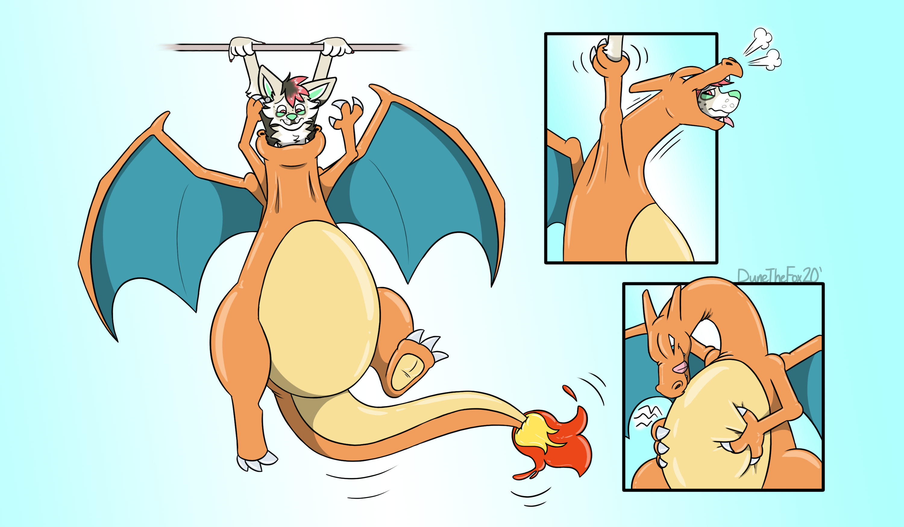 Charizard Goo Vore YCH Finished. 