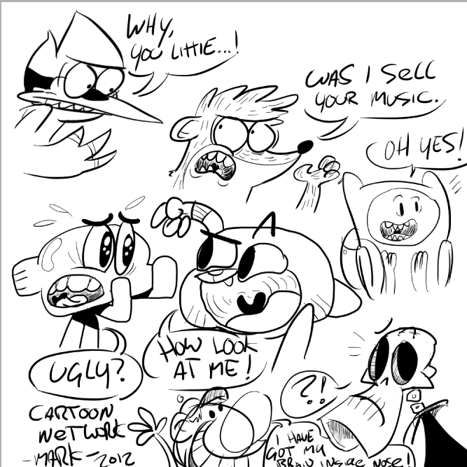 Doodle Cartoon network by foxbtails -- Fur Affinity [dot] net