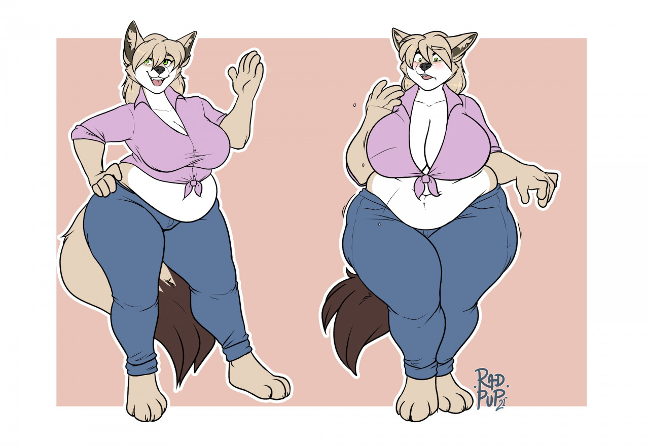 Too big for her blouse? by foxcall -- Fur Affinity [dot] net