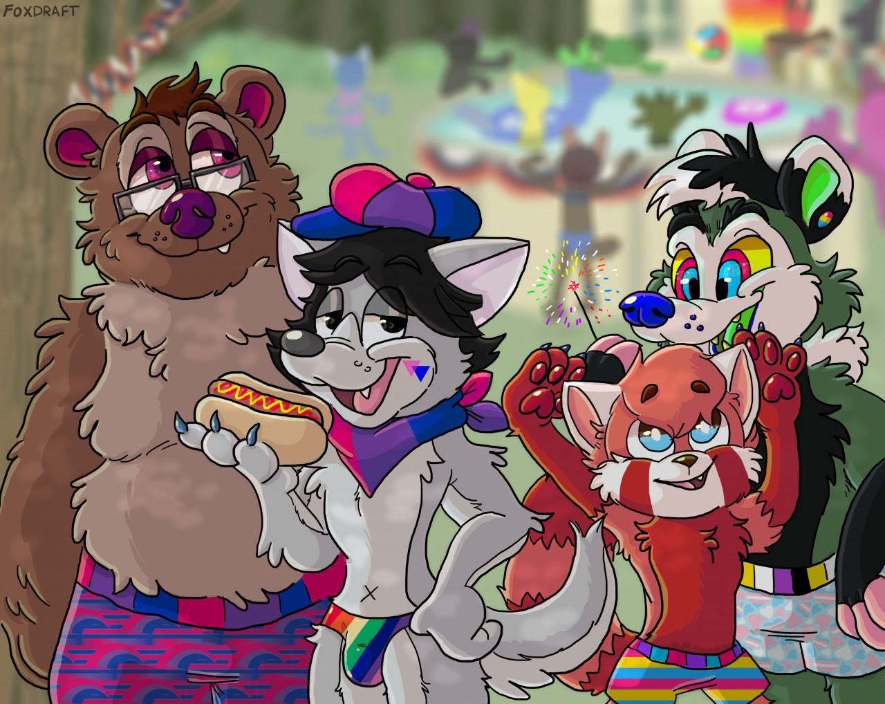 BIG GAY BBQ [C] by Foxdraft -- Fur Affinity [dot] net