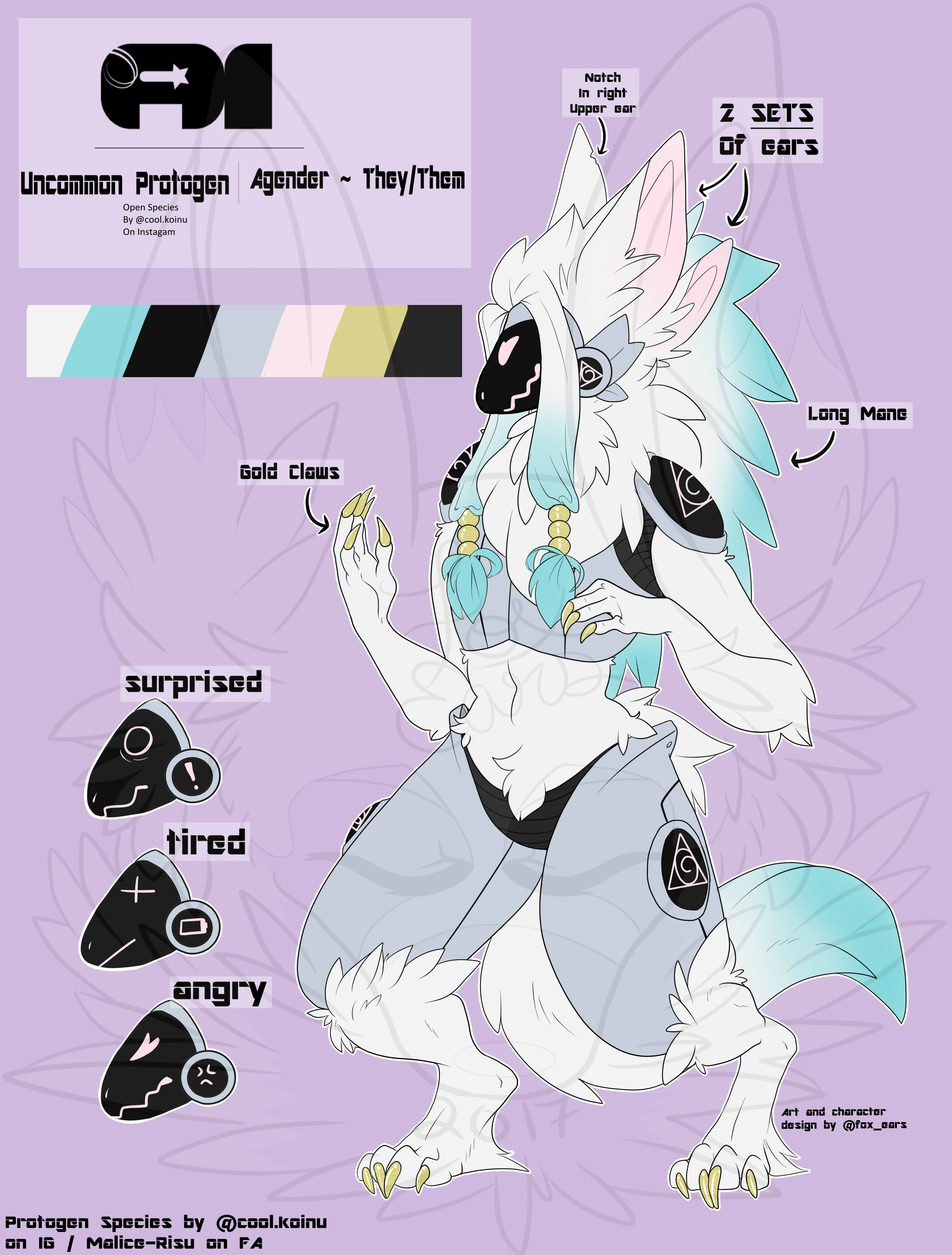 Protogen OC - Art commission by Isagu_art -- Fur Affinity [dot] net