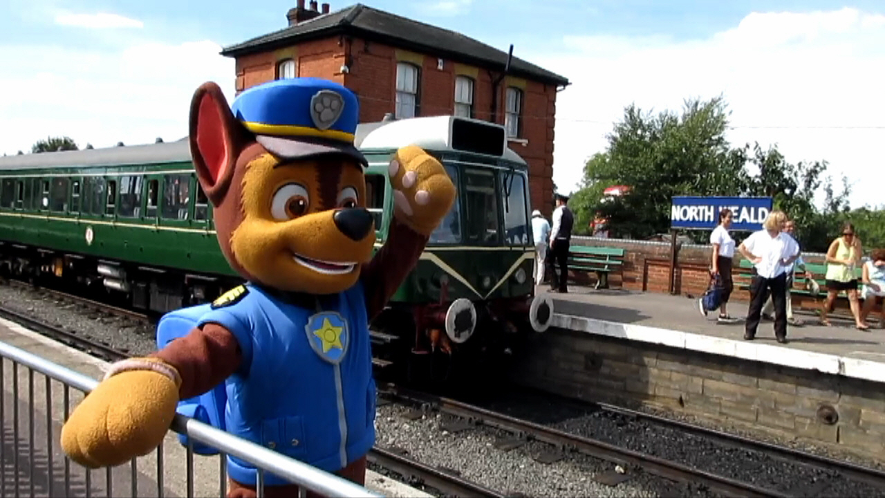 Paw patrol outlet railway