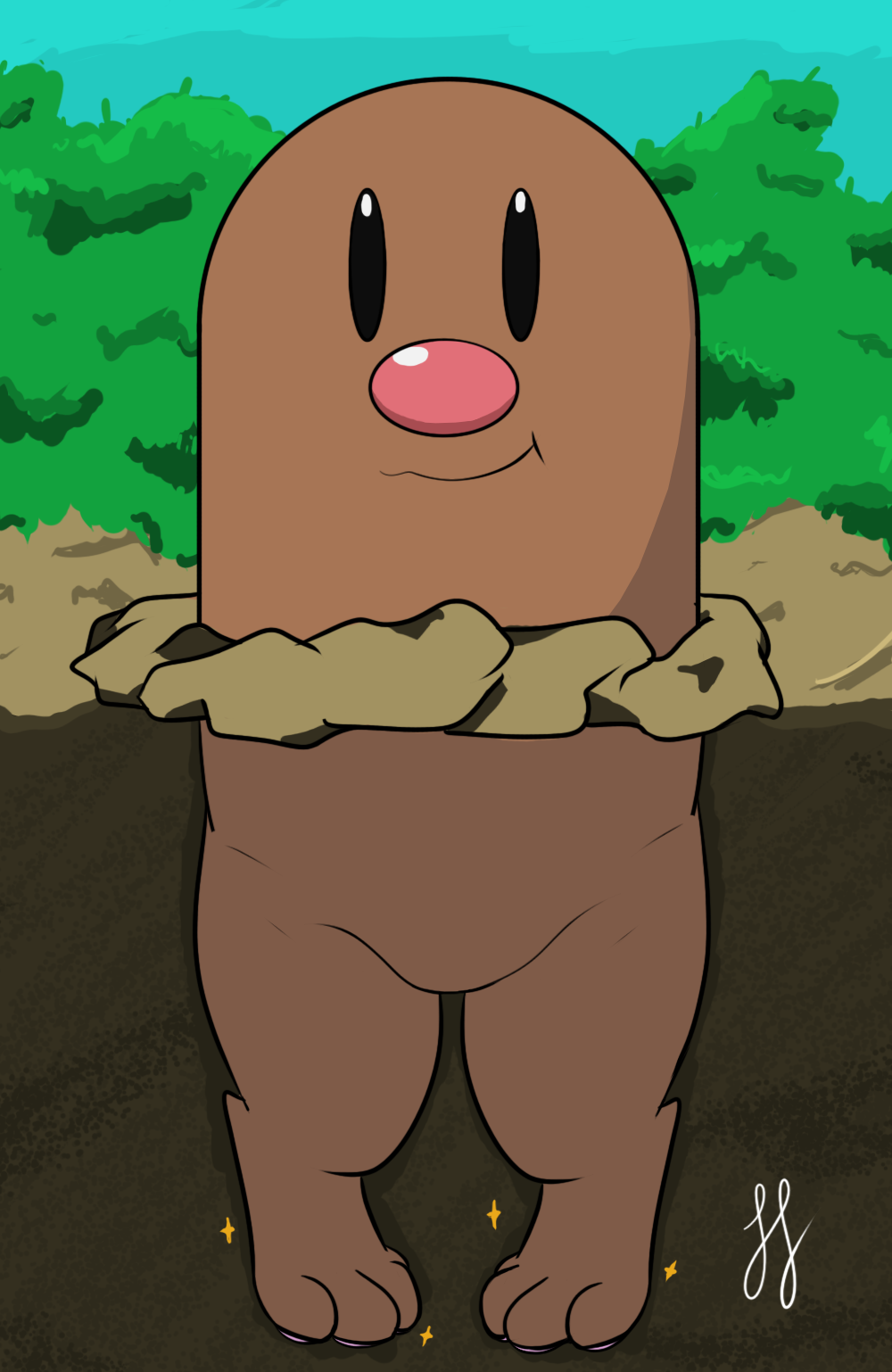 Diglett feet