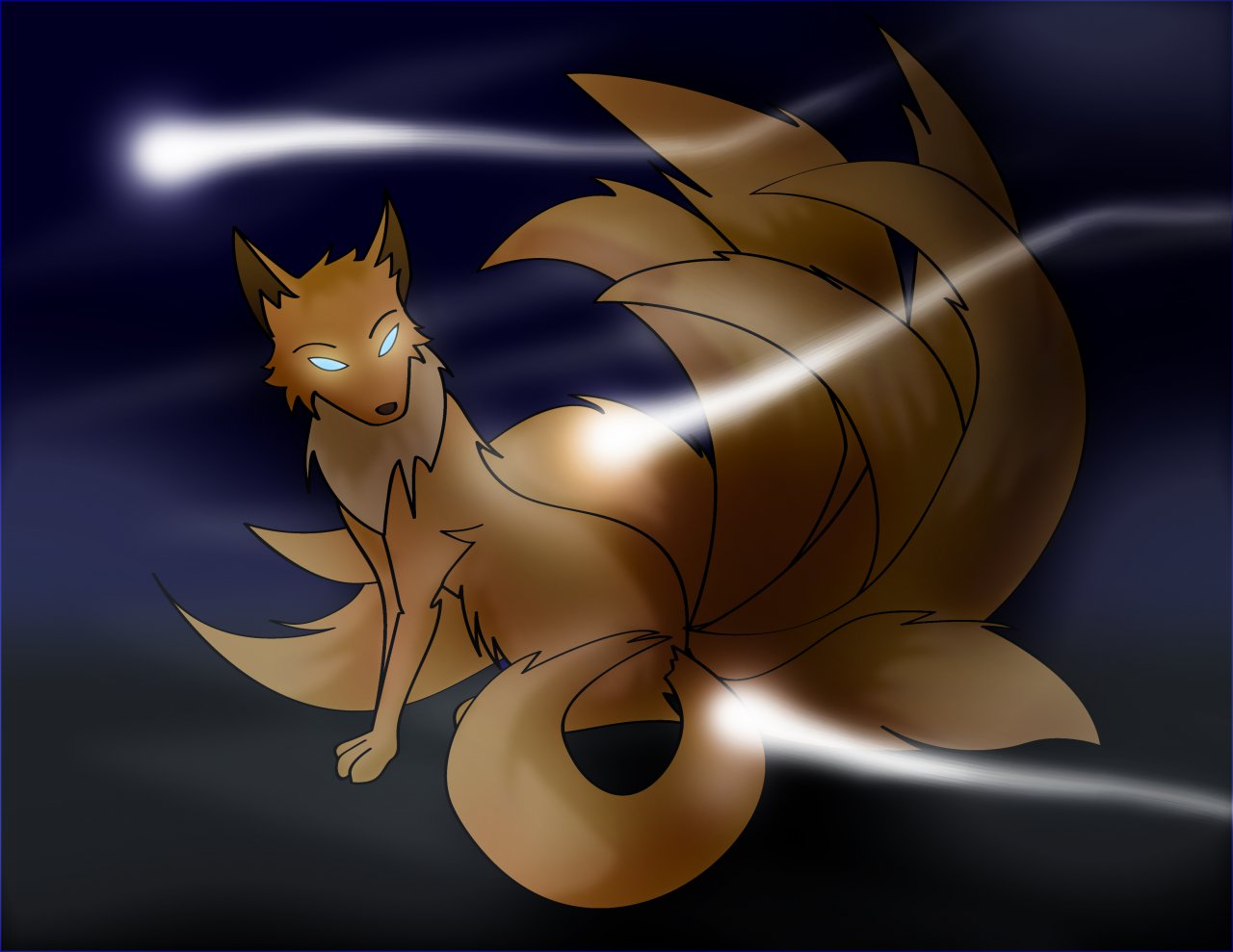 Golden Myobu by FoxMagic Fur Affinity dot net 