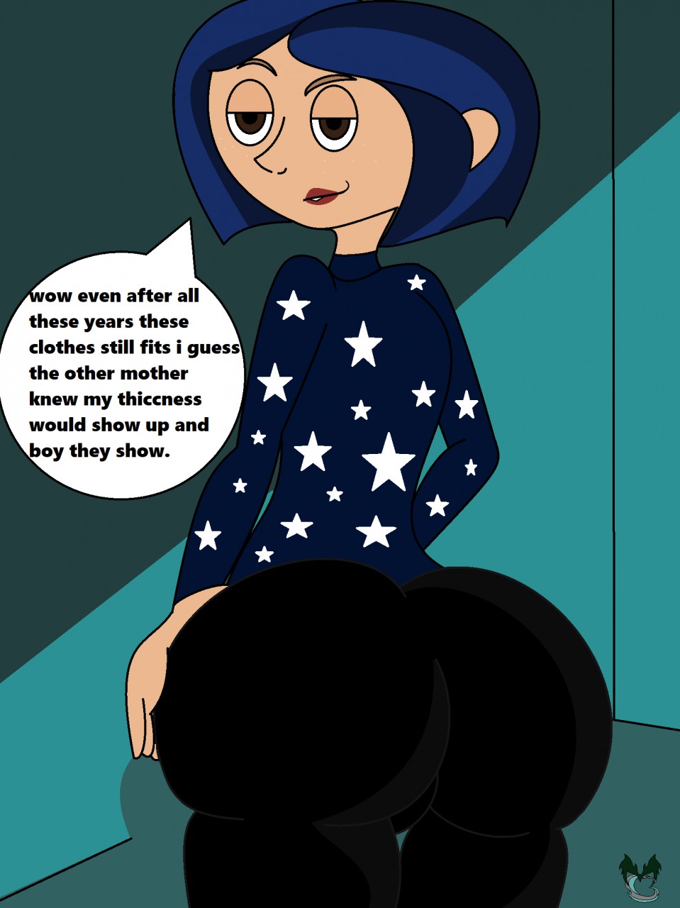 coraline jones being thicc by Foxmaster721 -- Fur Affinity [dot] net