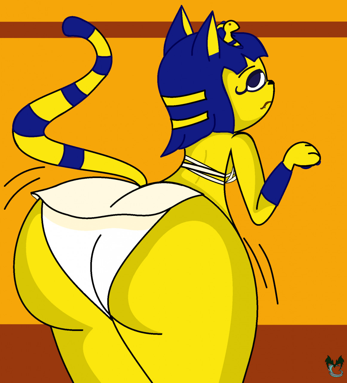 ankha dancing to her gamers by Foxmaster721 -- Fur Affinity [dot] net