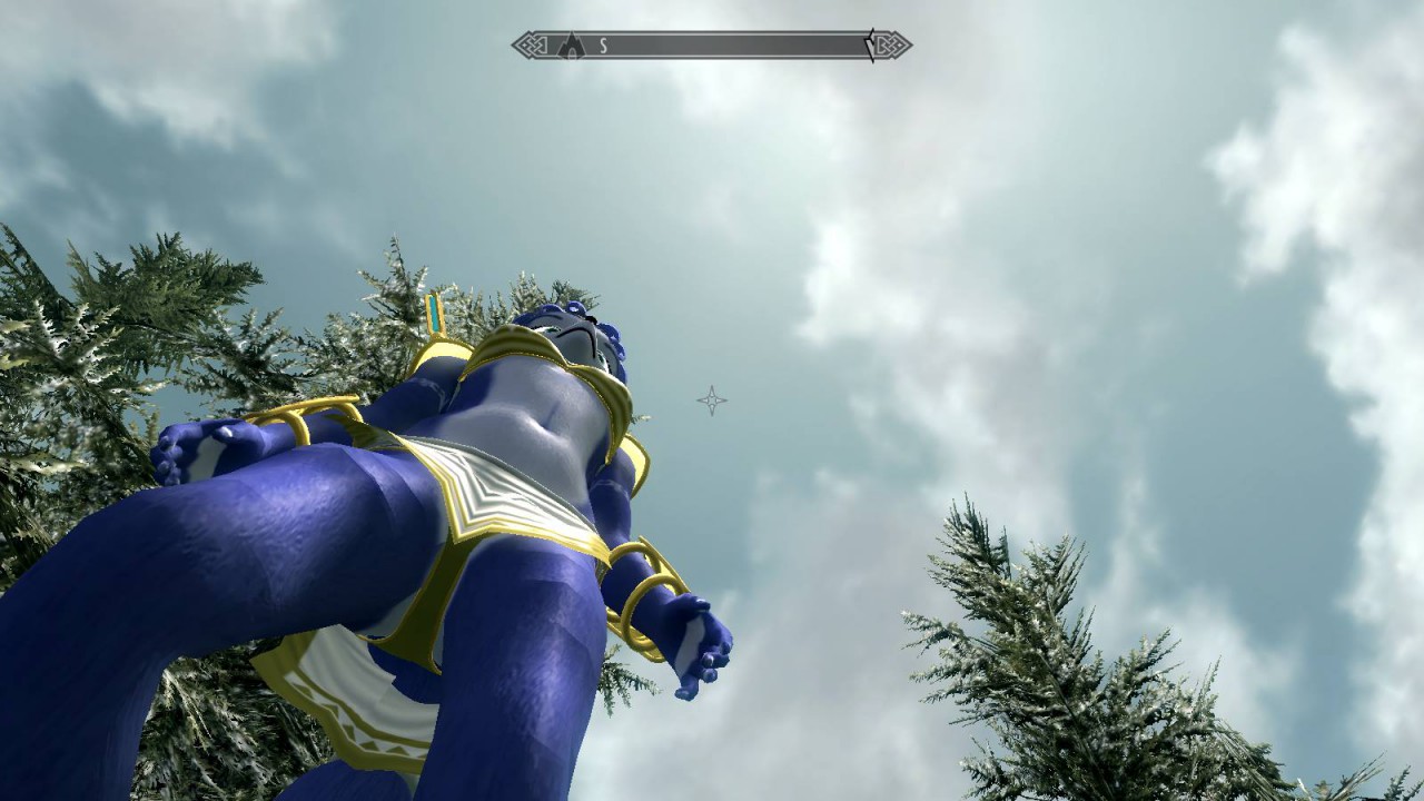 Krystal FINALLY in Skyrim! *upskirt* by Fox_McCloudFF7 -- Fur Affinity  [dot] net