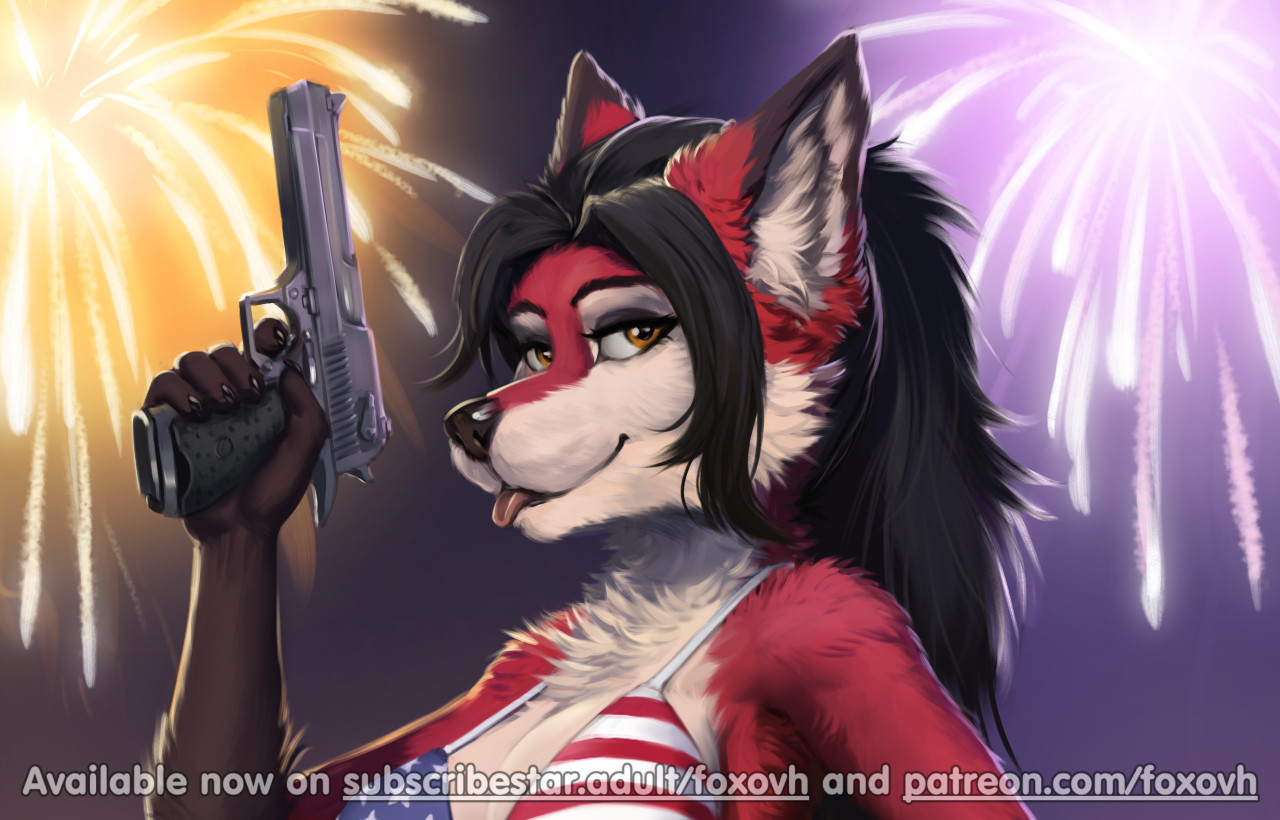Happy Fourth! by foxovh -- Fur Affinity [dot] net