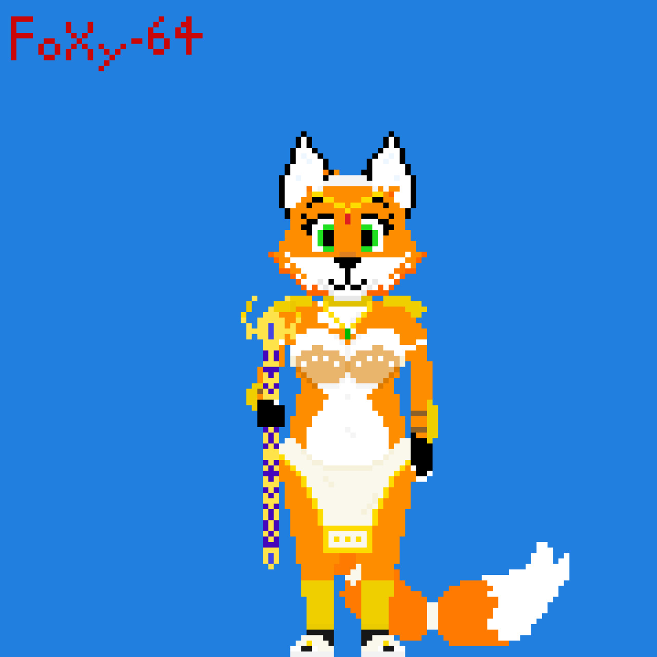 Krystal Foxy (Star Fox Adventures outfit) by FoXy-64 -- Fur Affinity [dot]  net