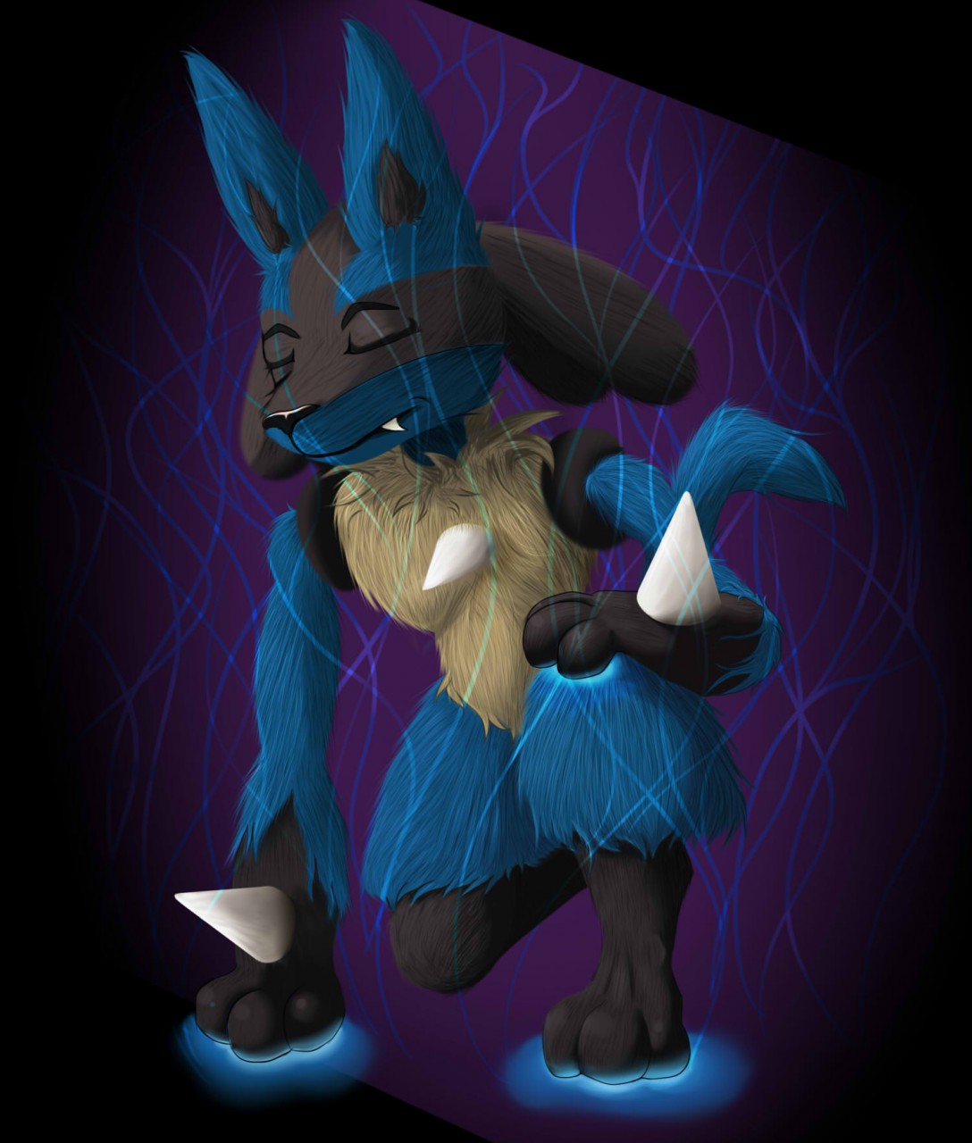 Lucario Alternate Shiny form by KrysFunPKM on DeviantArt