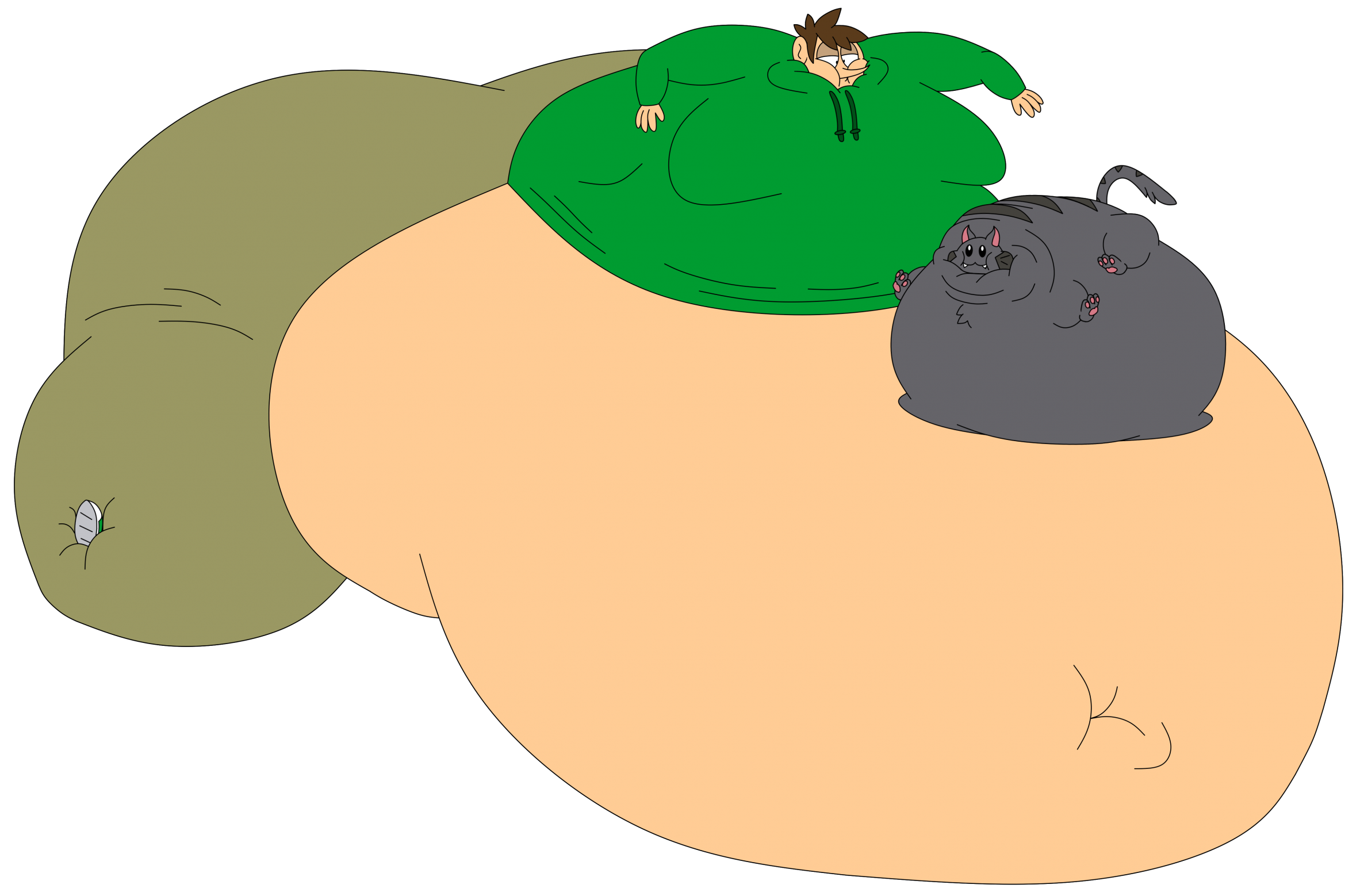 Big Fat Edd And Ringo! (By TaurentheToonster) by FoxyFeet1994 -- Fur  Affinity [dot] net