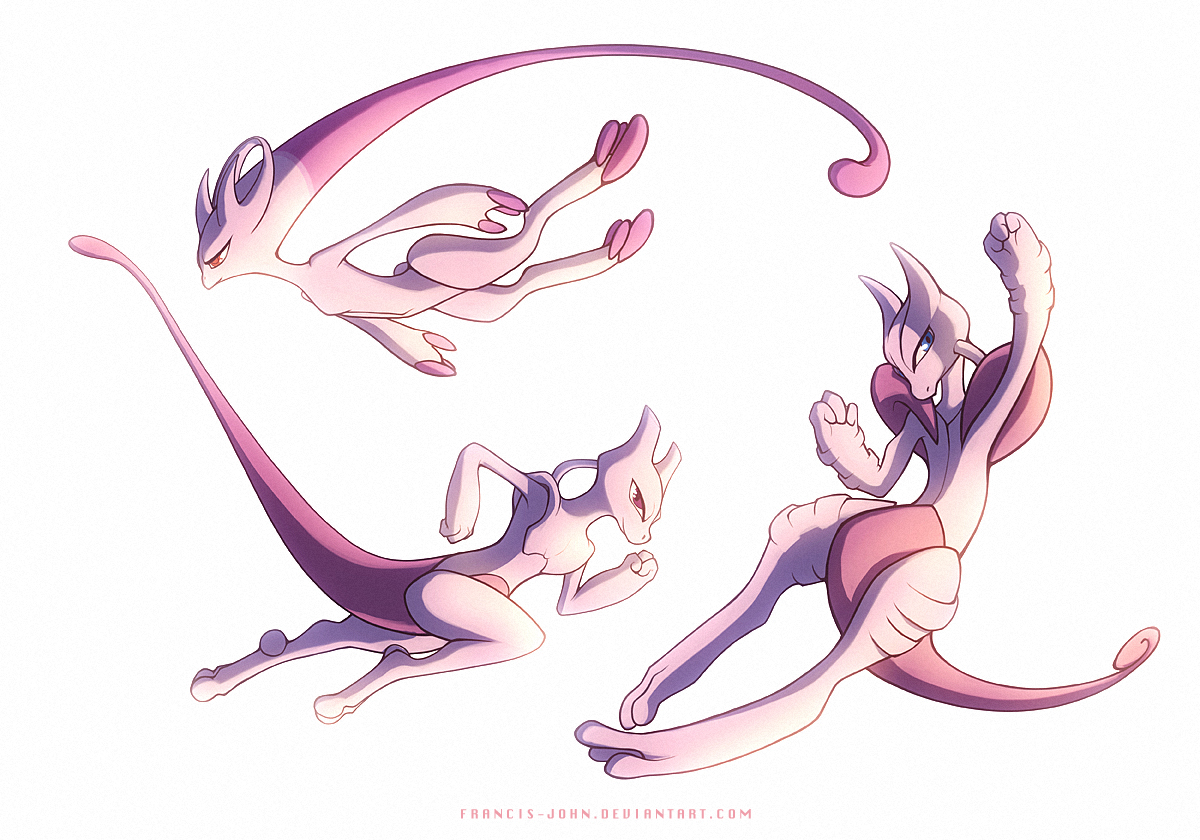 Doodles, Animations and Art — why does mewtwo's mega evolution