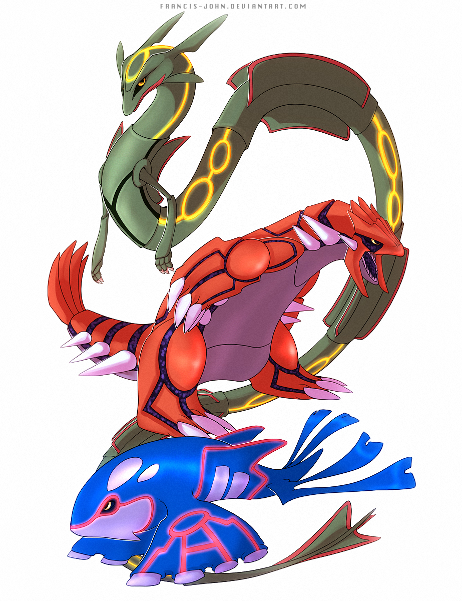 Groudon and Kyogre~  Pokemon rayquaza, Kyogre pokemon, Pokemon