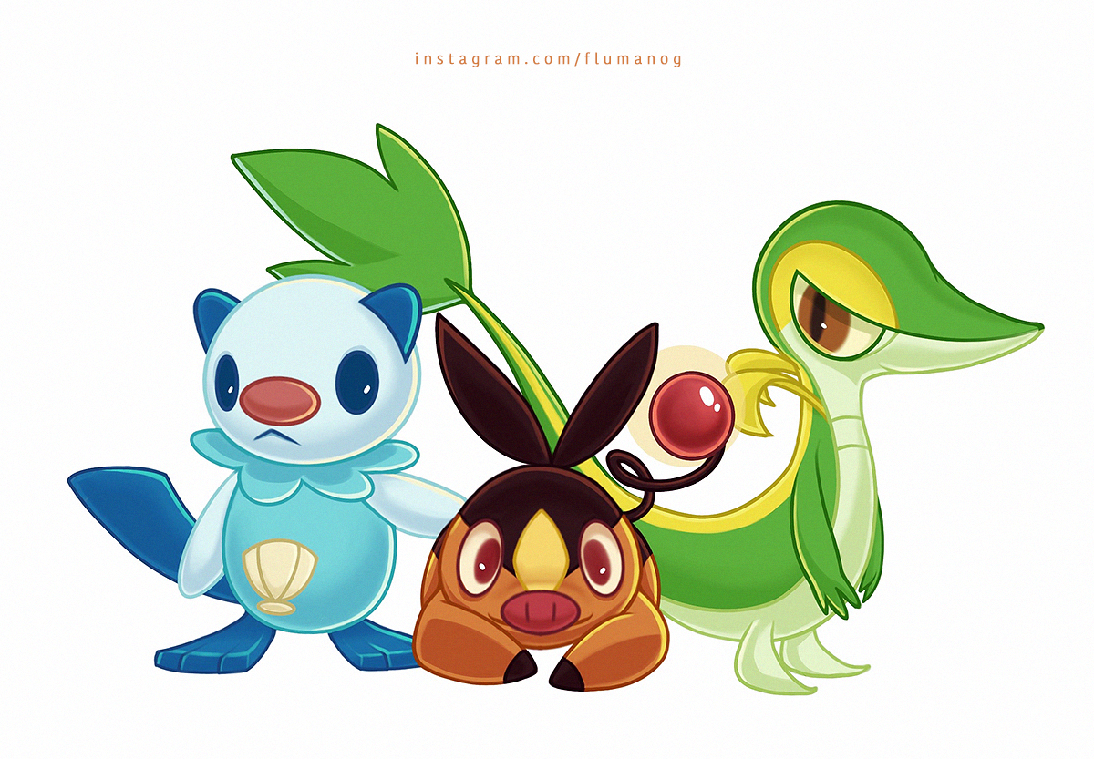 Gen 5 starter Pokemon