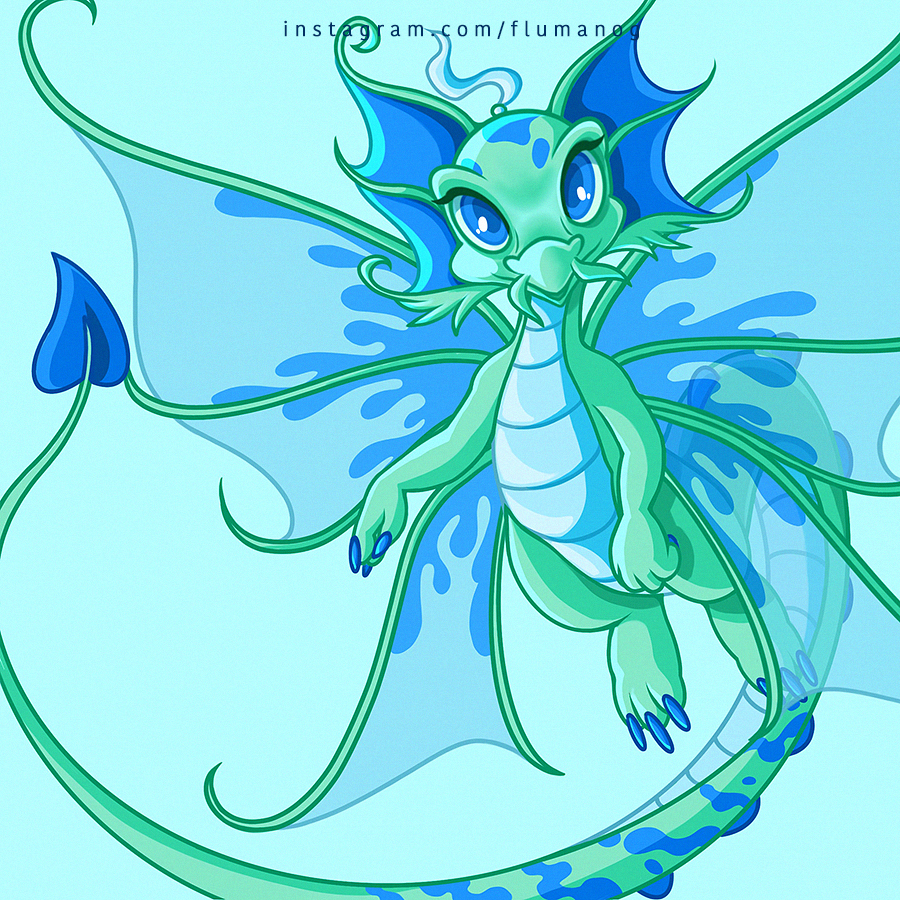 A Faerie Draik by francis_john -- Fur Affinity [dot] net