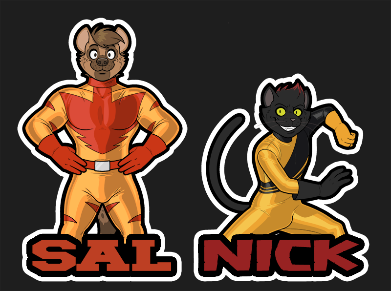 Sal & Nick Badges -COMMISSION-