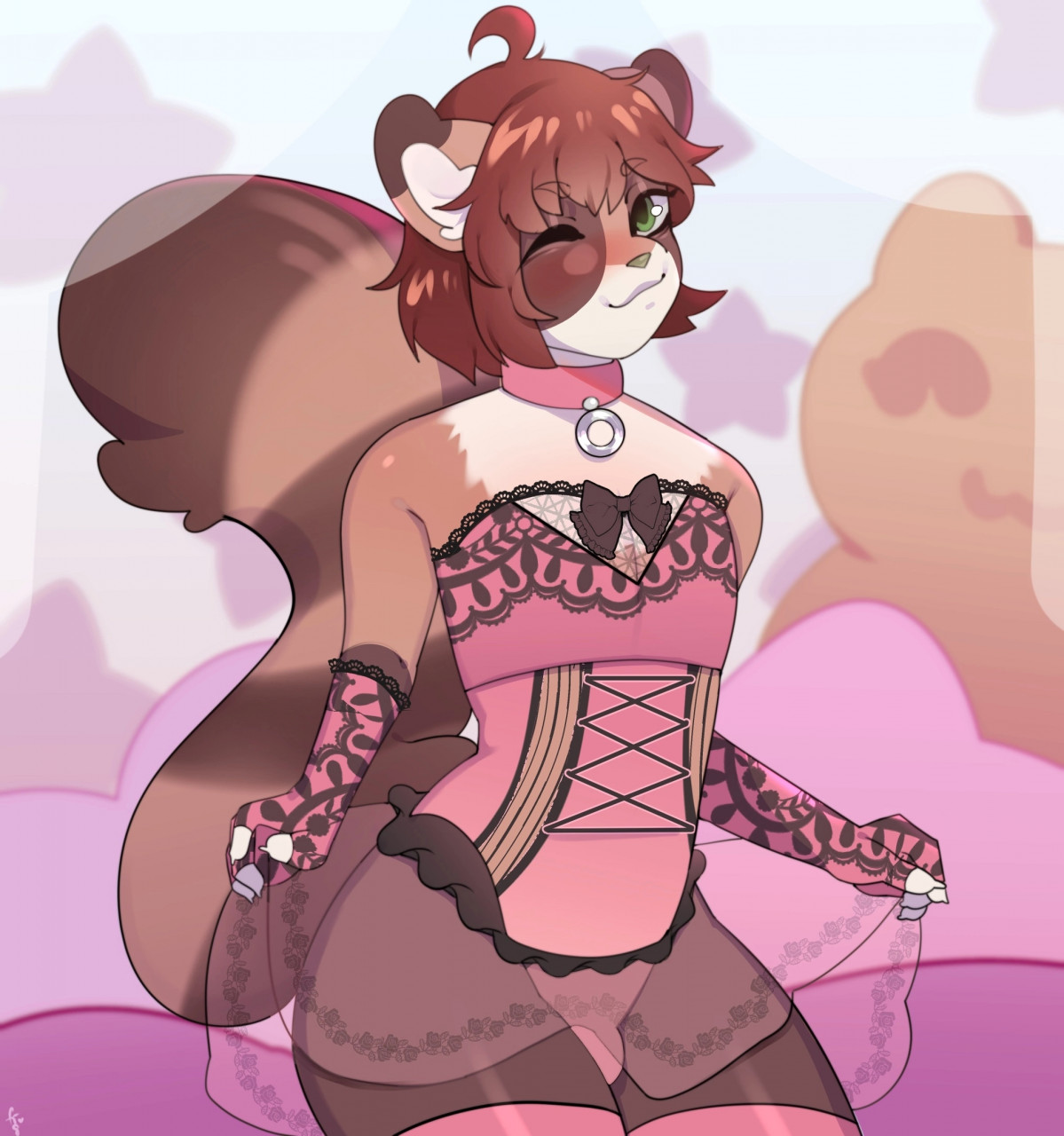 Lingerie show off 1 by Freakster Fur Affinity dot net