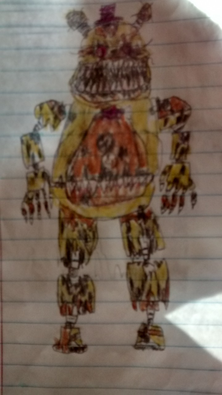 fnaf 4 nightmare fredbear by Fredbear7938 -- Fur Affinity [dot] net