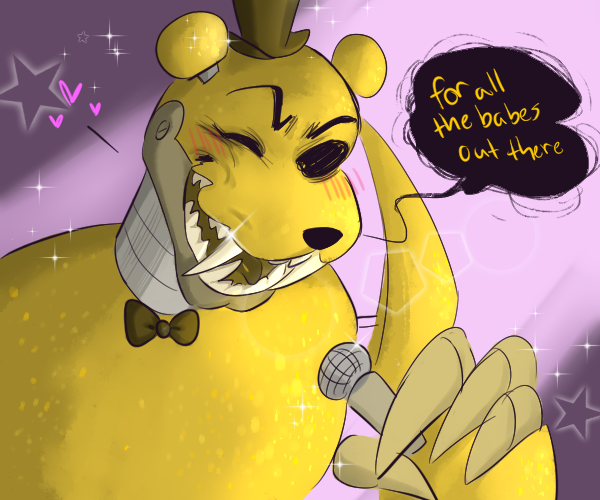 Life for Fredbear/Golden Freddy by IotaDraconis -- Fur Affinity