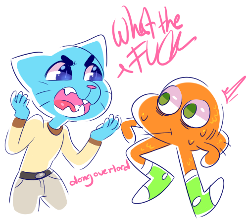Gumball and Darwin by silverfox5213 -- Fur Affinity [dot] net
