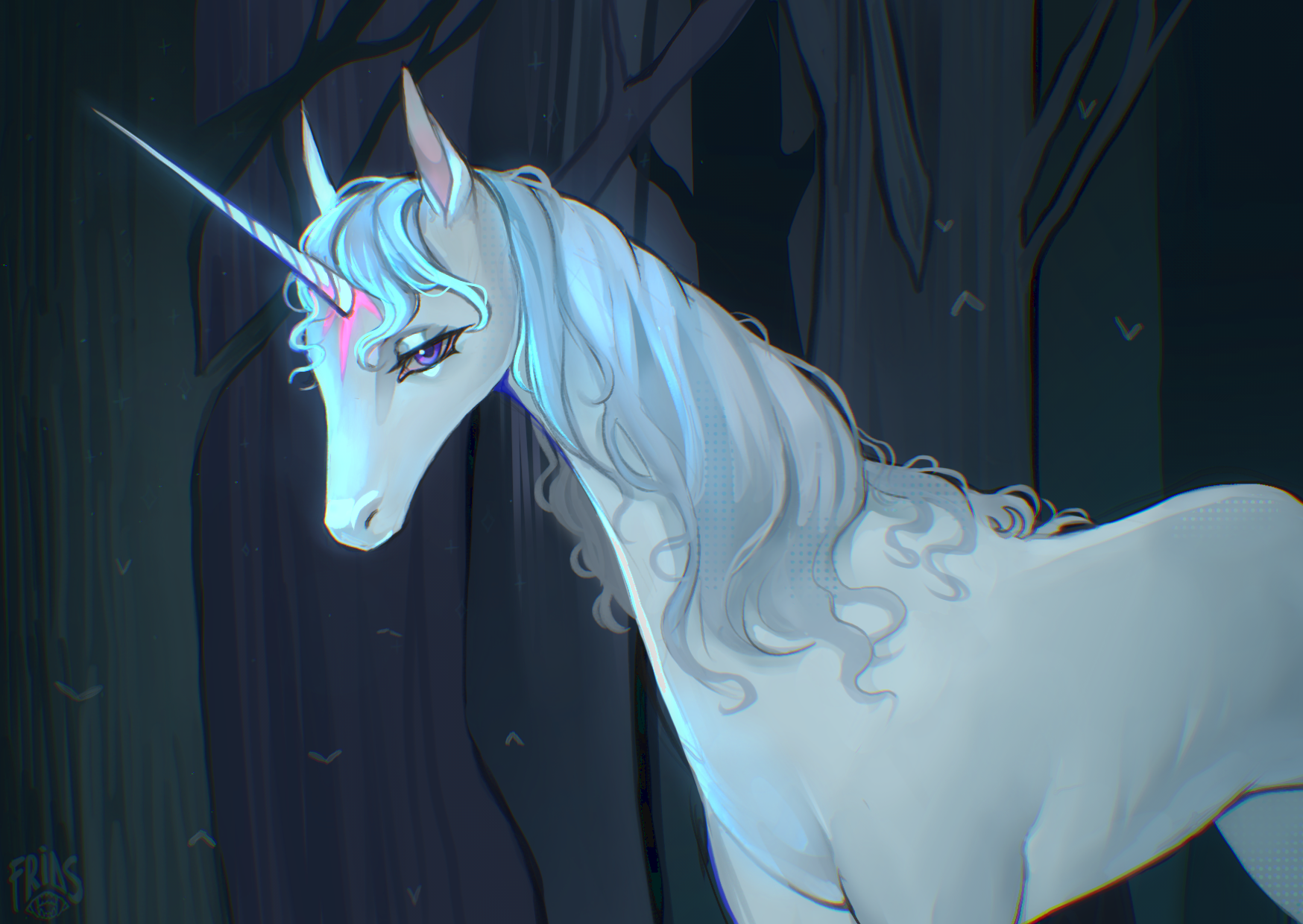 the last unicorn fan art