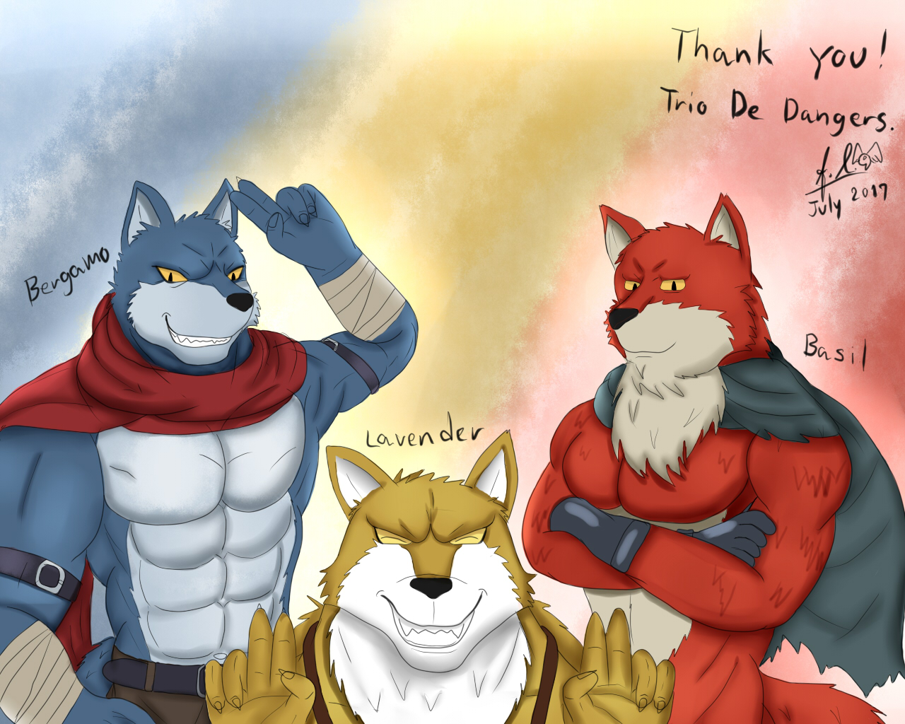 Thank you! Trio de Dangers. by friendly25 &ndash; Fur Affinity [dot] net