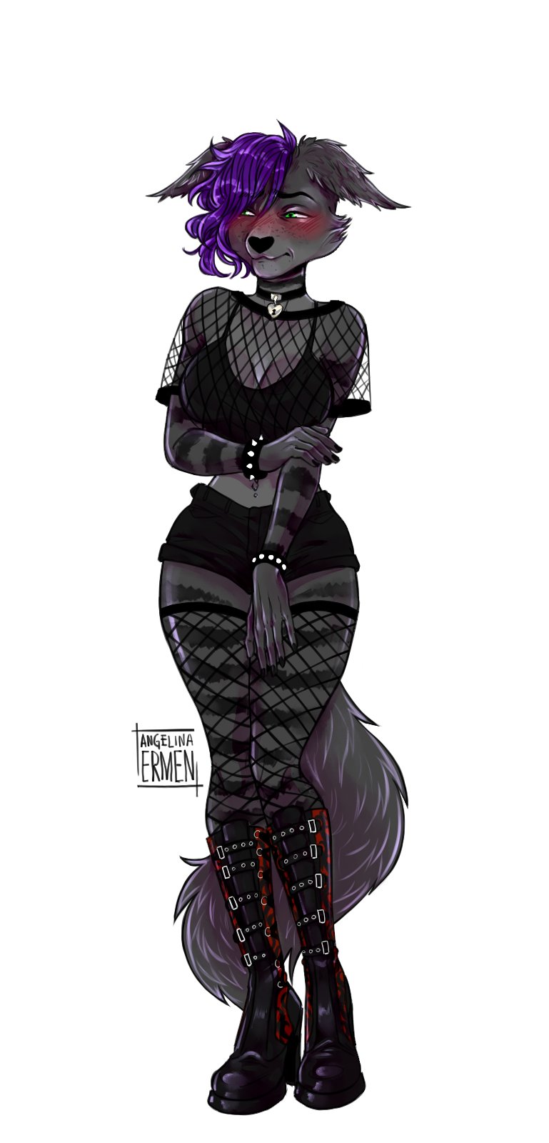 Big Tiddy Goth GF Maxine by FrillyAnubis -- Fur Affinity [dot] net