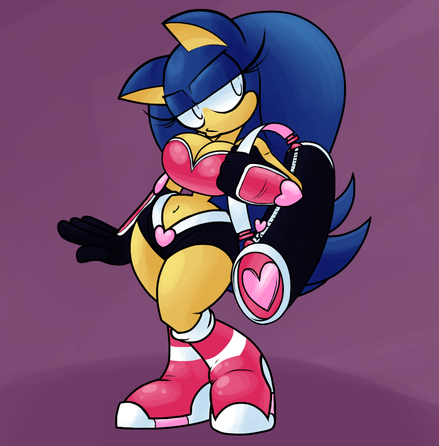 Sportybabe Sonic by frostedWarlock -- Fur Affinity [dot] net