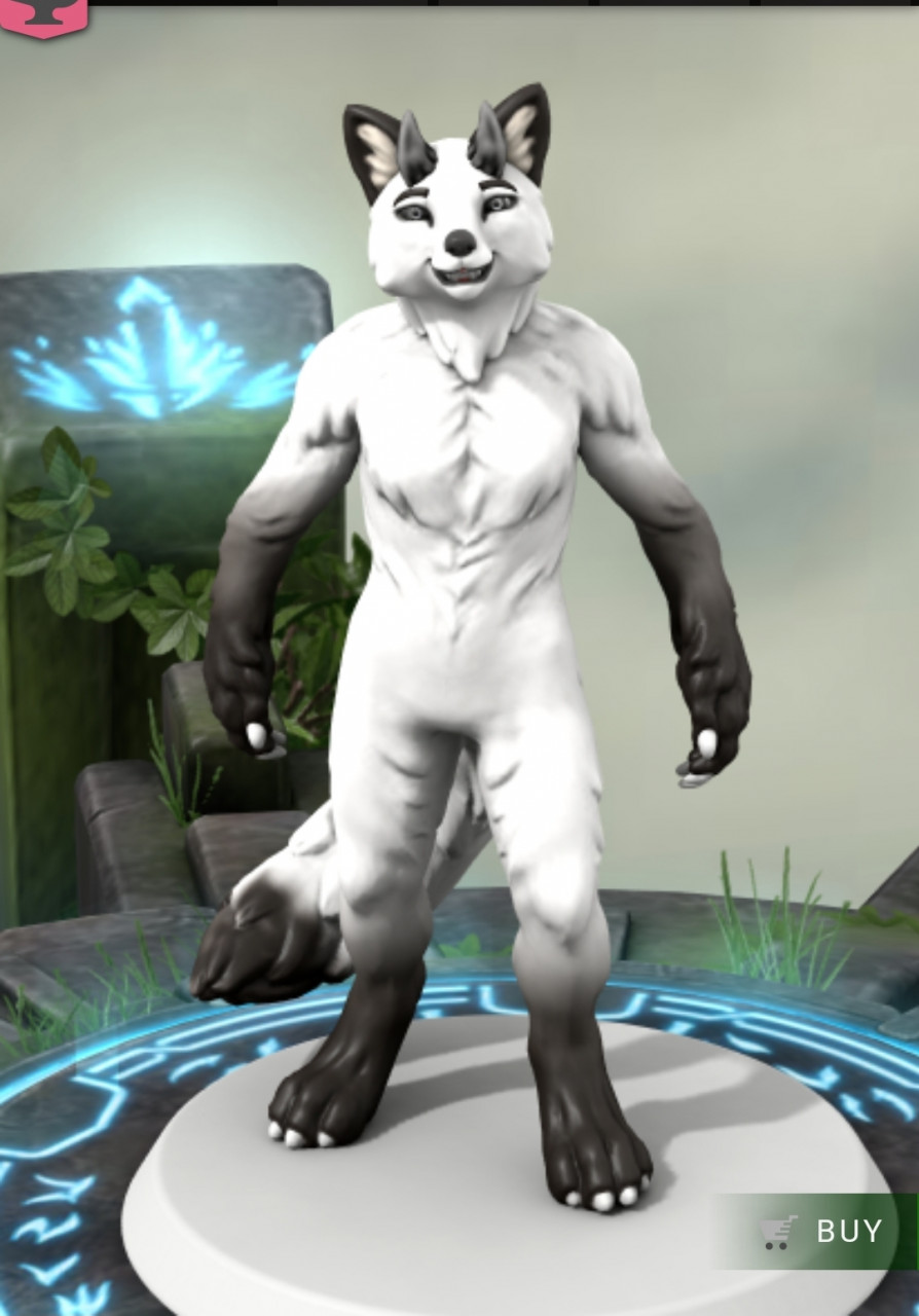 Frost in Hero Forge 1 (nude SFW)) by Frostysnowfox -- Fur Affinity [dot] net