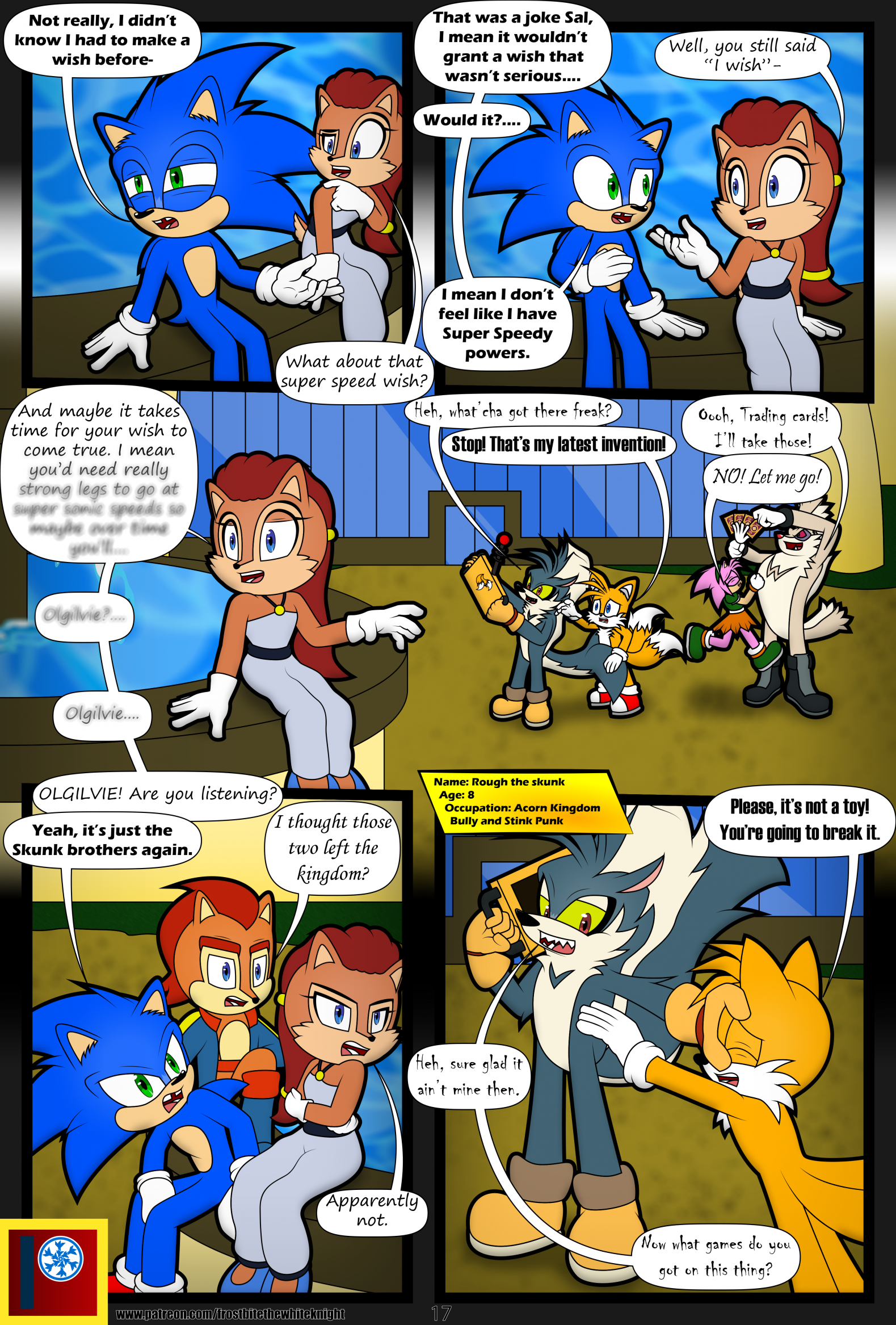 Adventures of Sonic comic pg ~1~, Adventures of Sonic The Hedgehog: The  stories Continue