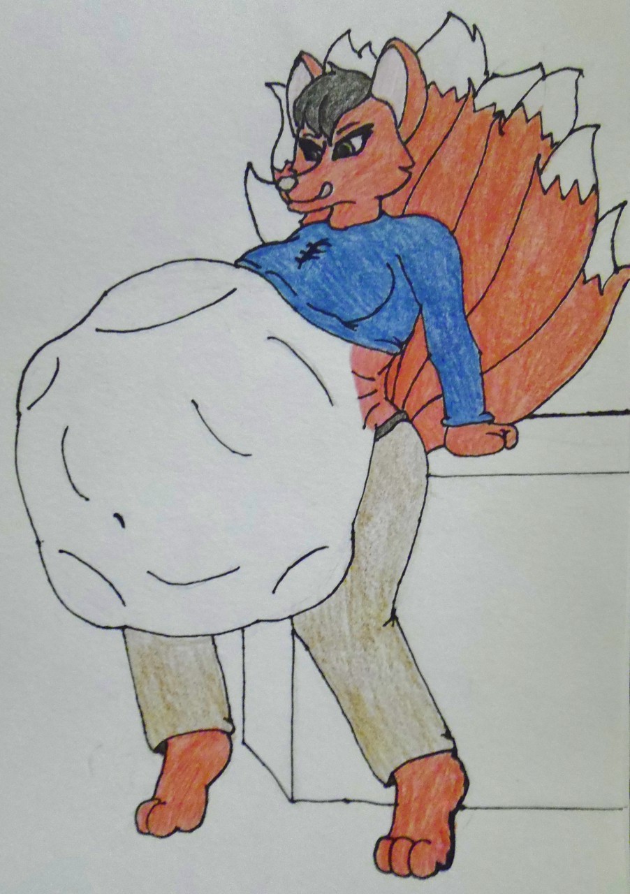 anonymous' belly by Fudgefurry -- Fur Affinity [dot] net
