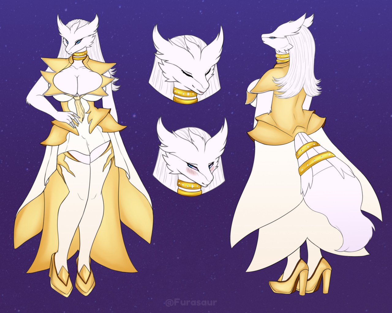 Shiny Reshiram by Metapuns -- Fur Affinity [dot] net