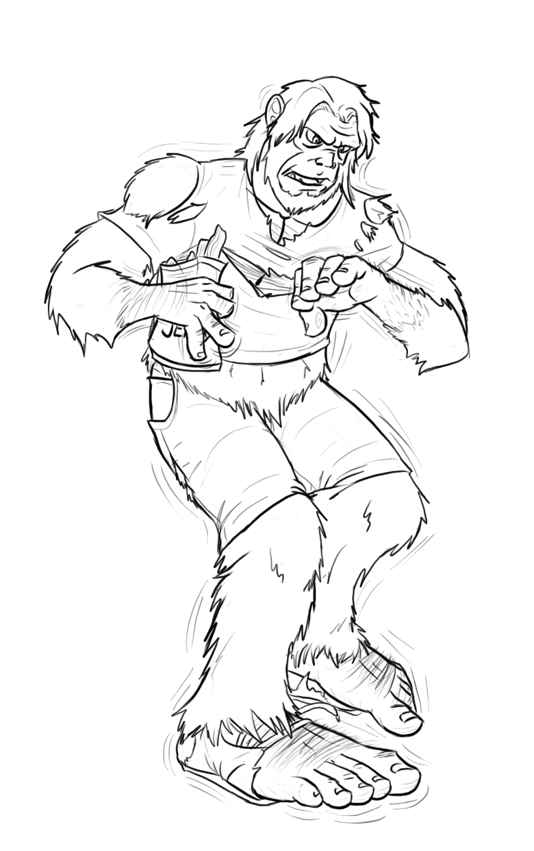 DAT JERKY Sasquatch TF by Furii -- Fur Affinity [dot] net