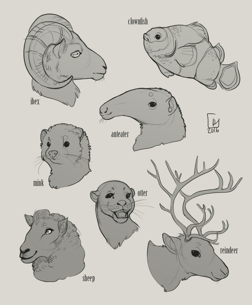P+ Animal generator sketches by furlana -- Fur Affinity [dot] net