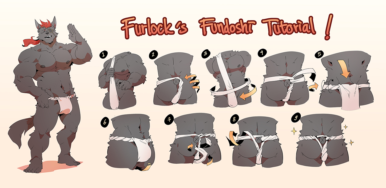Furlocks Fundoshi Tutorial by Furlock -- Fur Affinity [dot] net