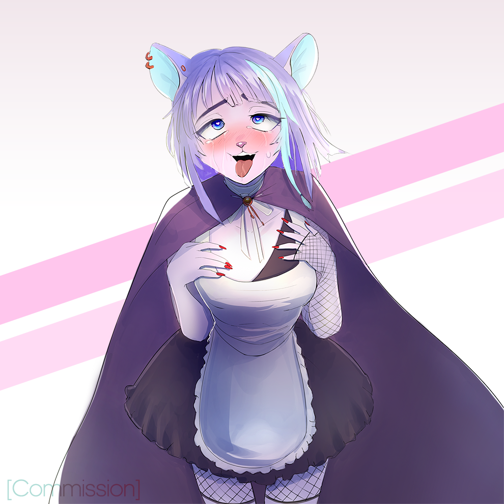 Ahegao Maid by furryafire -- Fur Affinity [dot] net