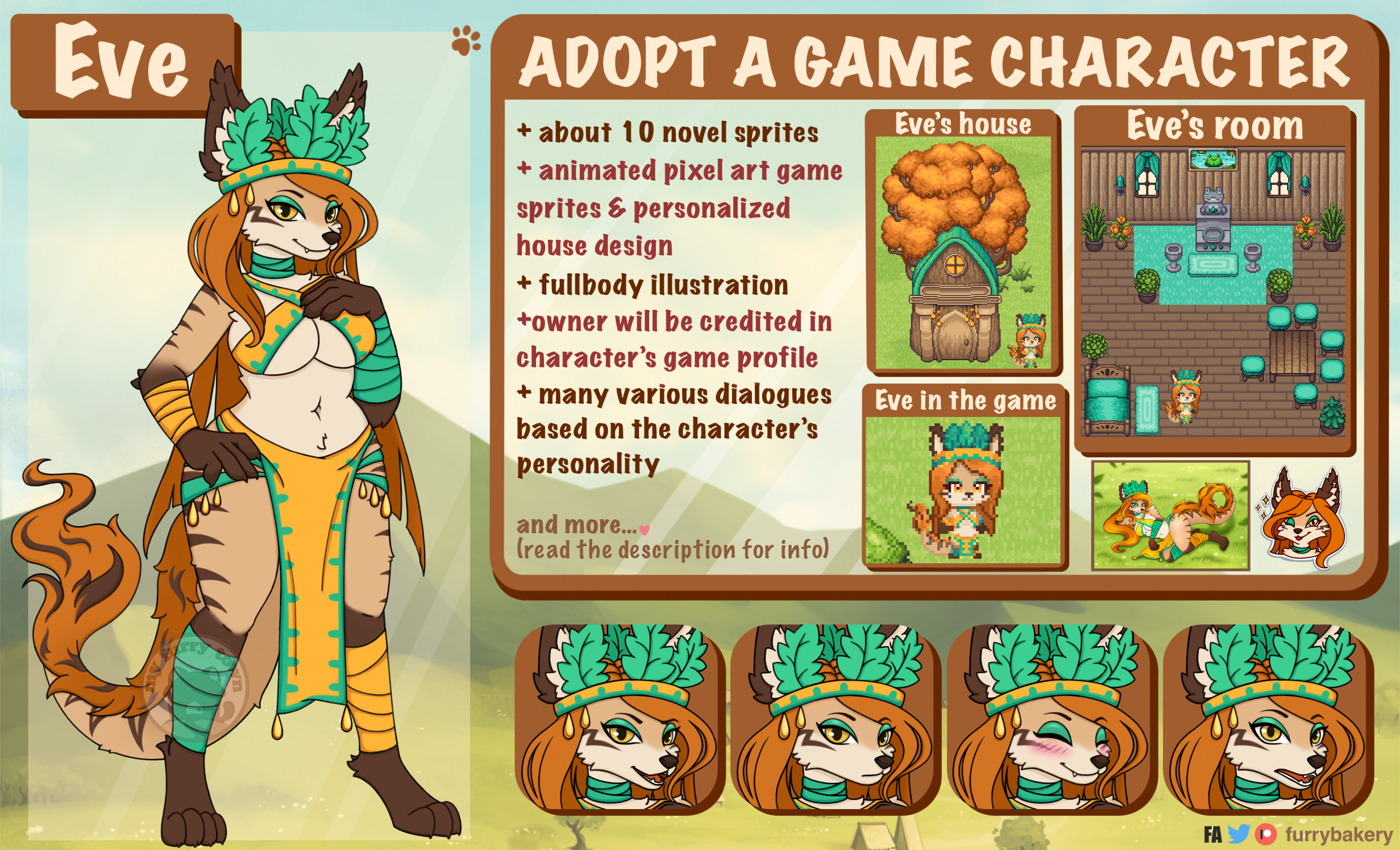 ADOPT FROM THE GAME [SOLD] by FurryBakery -- Fur Affinity [dot] net