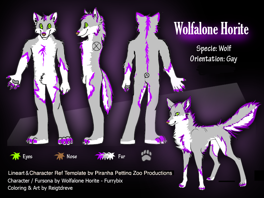 First Reference Wolfalone by FurrybiX -- Fur Affinity [dot] net