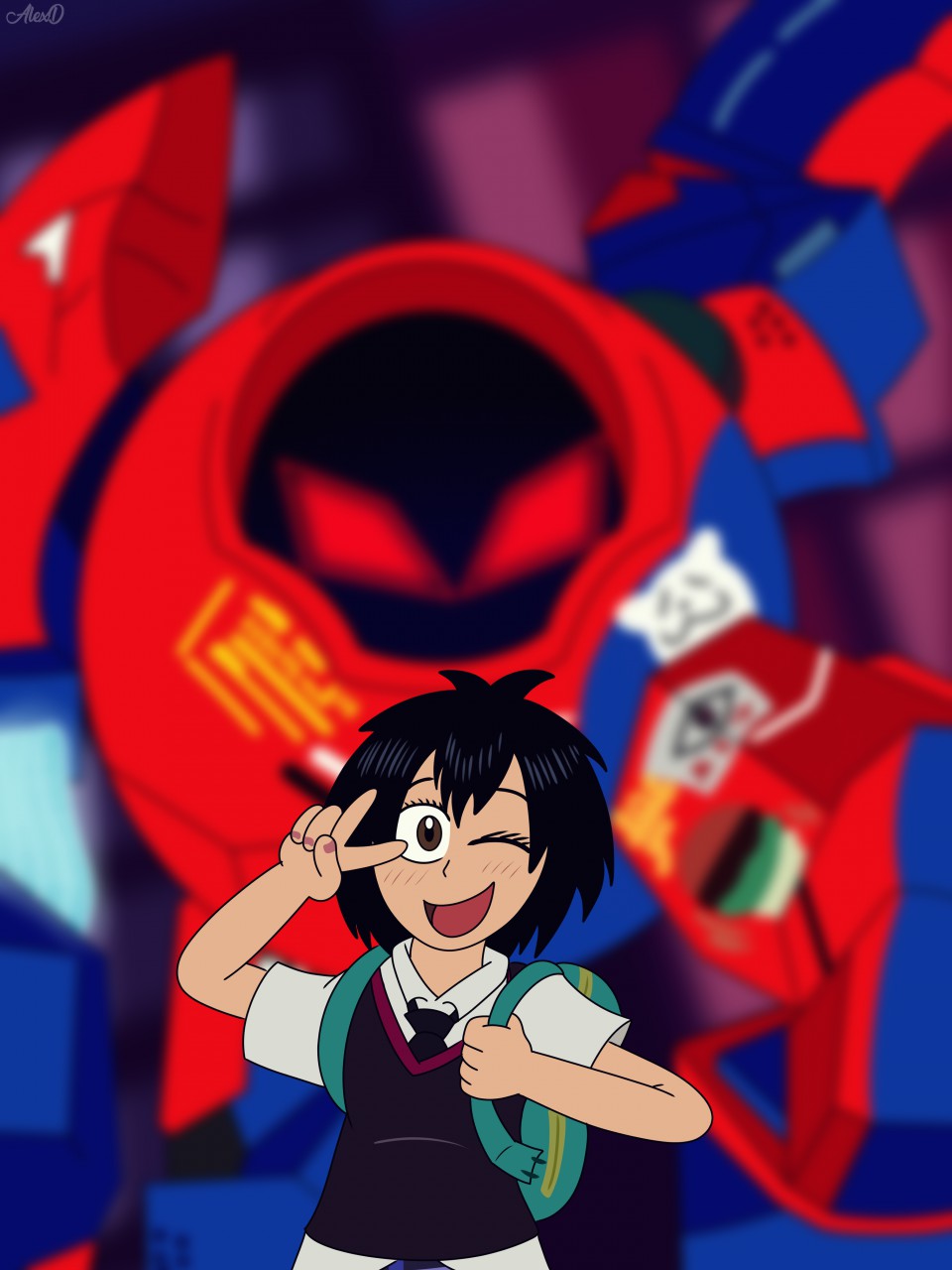 Peni Parker by FurryLovePup -- Fur Affinity [dot] net