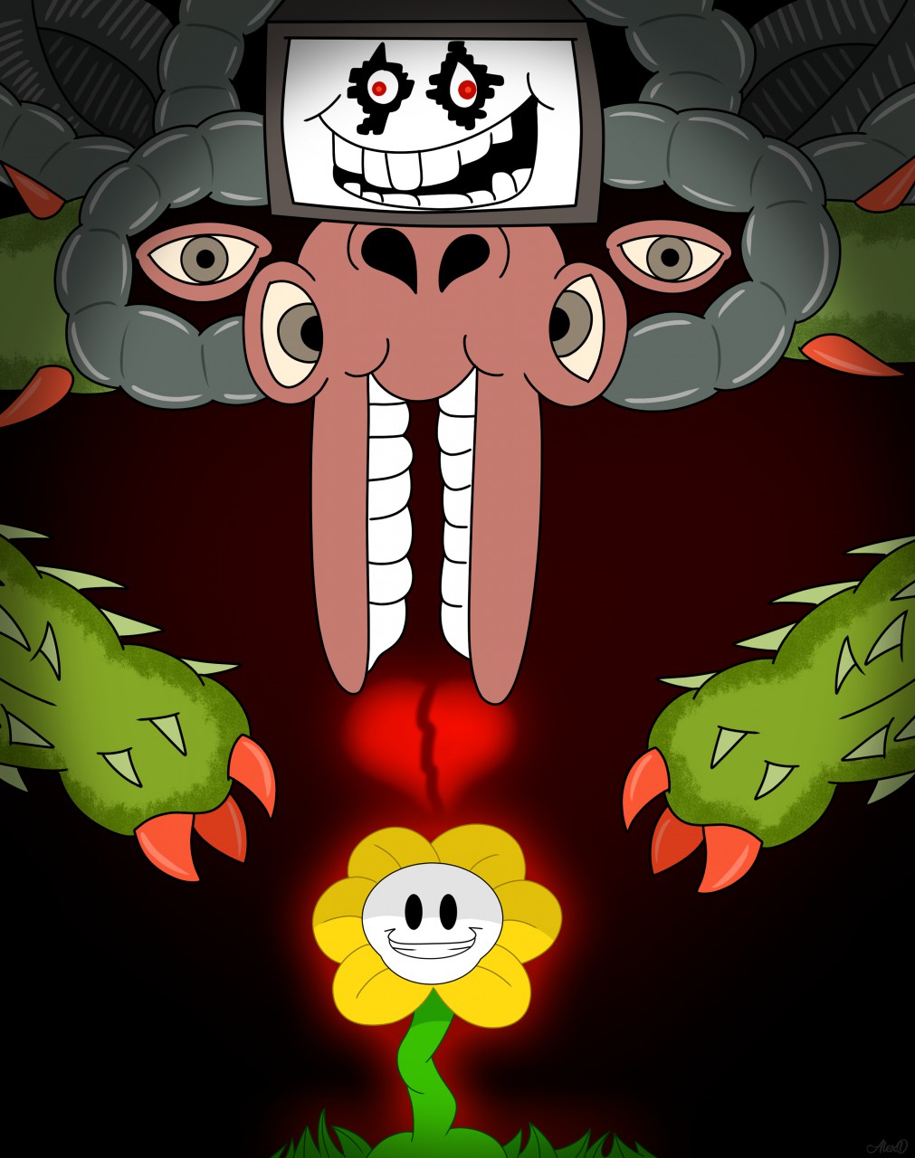 Omega Flowey fanart