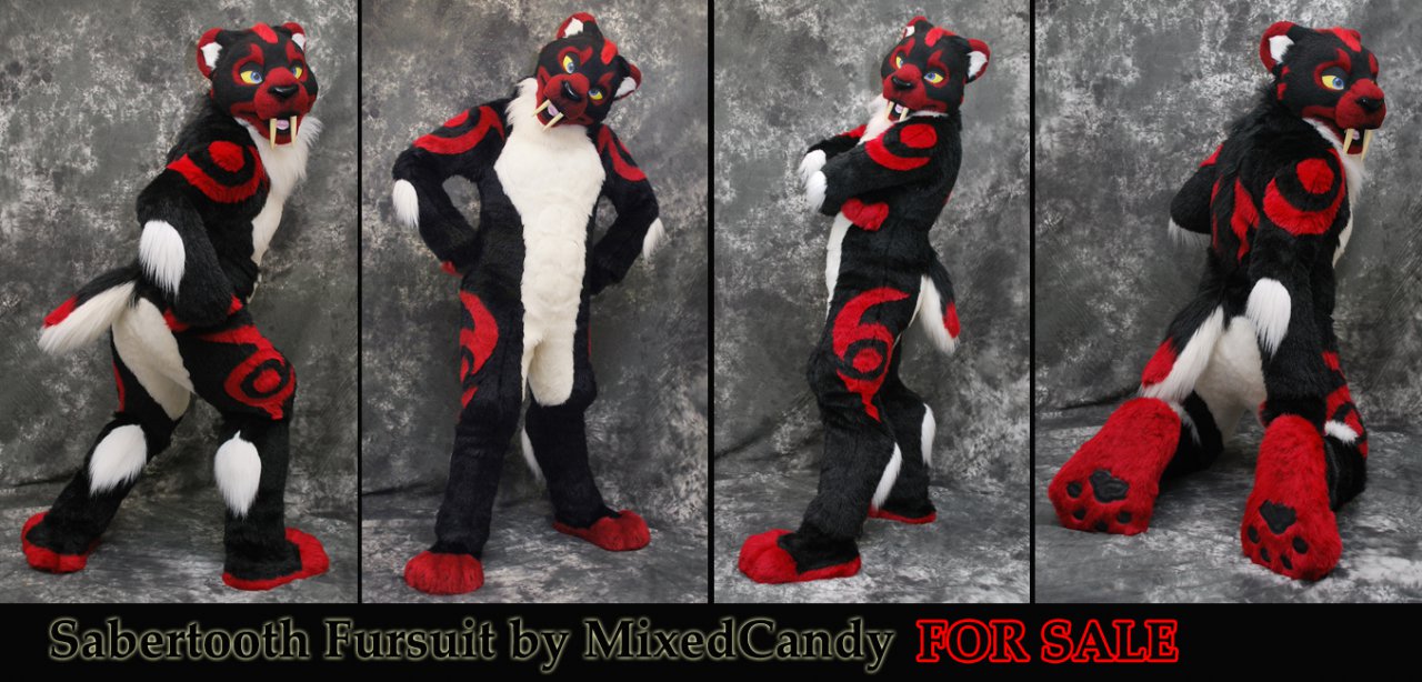 Sabertooth Fursuit by MixedCandy - (SOLD) by fursuiting -- F