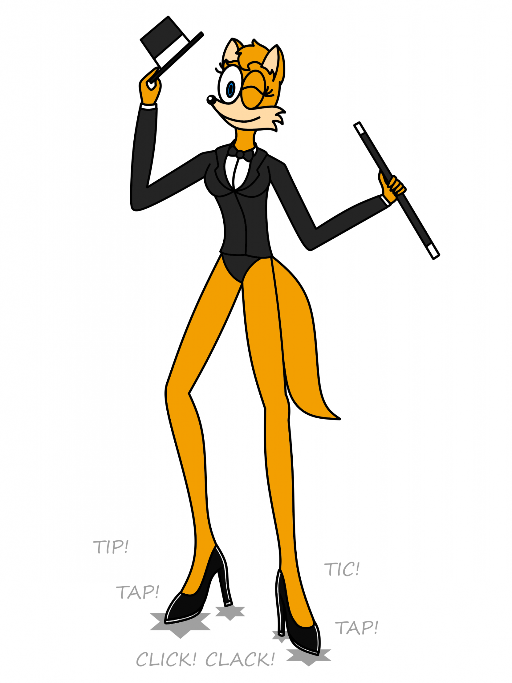 Tap dancing Alex Tap dance day 2023 by MichaelVDragon -- Fur