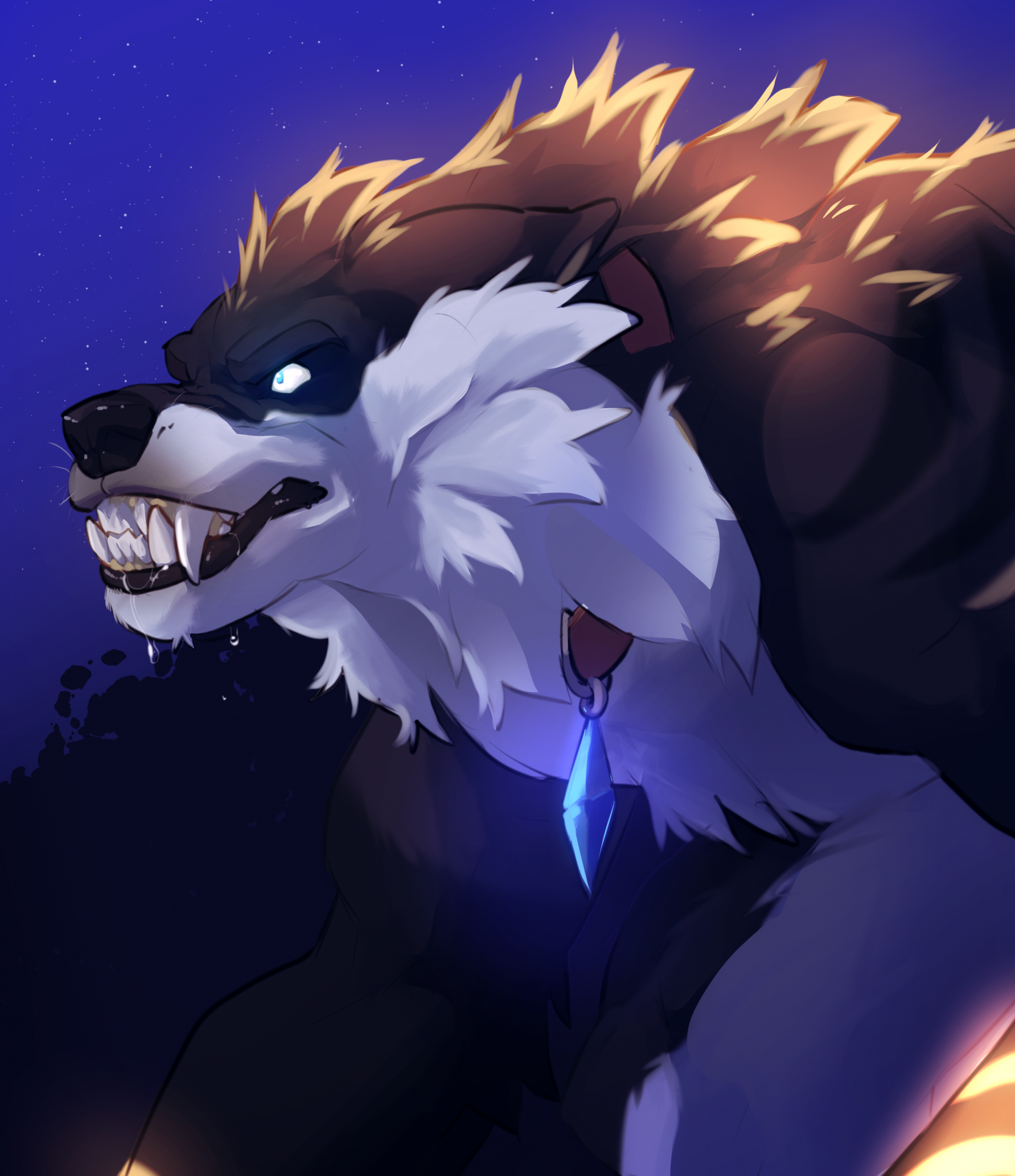 Night Of The Werewolf by -CedarWolf -- Fur Affinity [dot] net