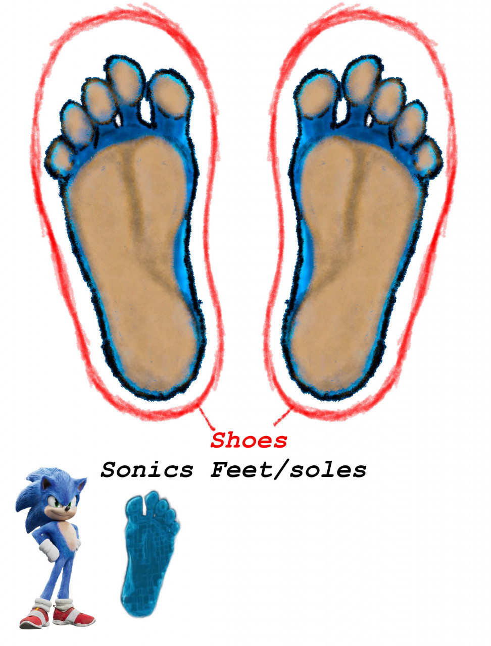 Sonic soles ref by fuzzguy456 -- Fur Affinity [dot] net