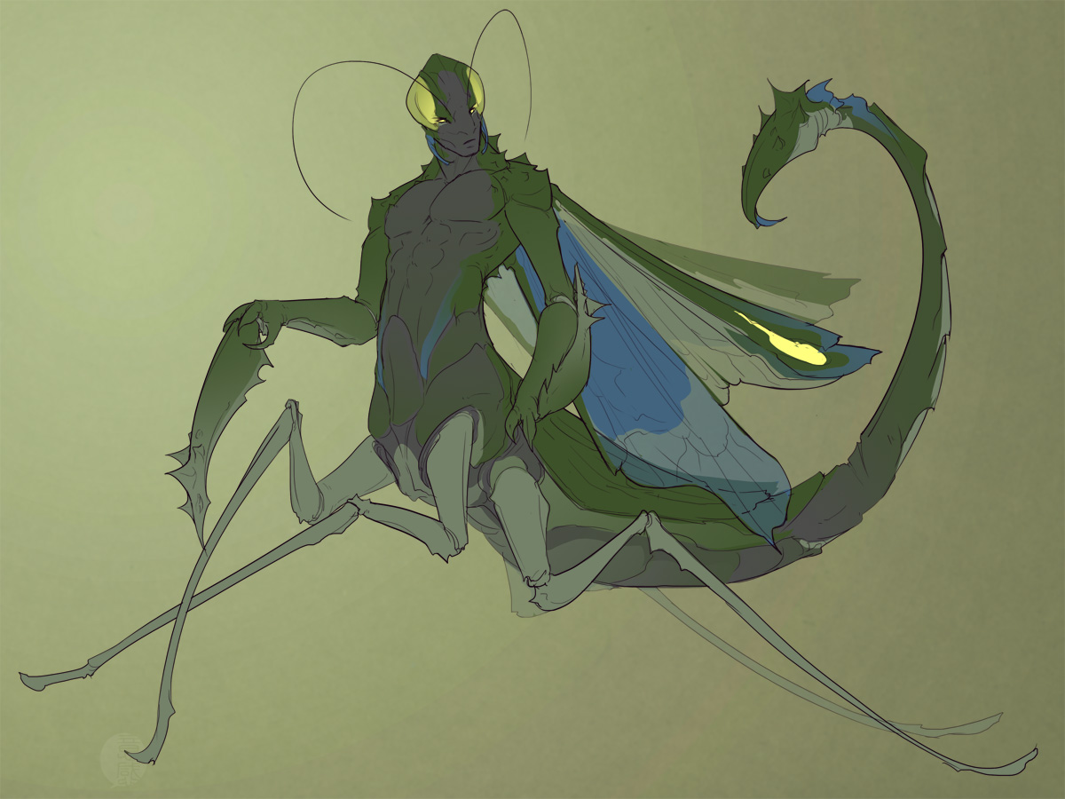 Богомол Dragon Mantis