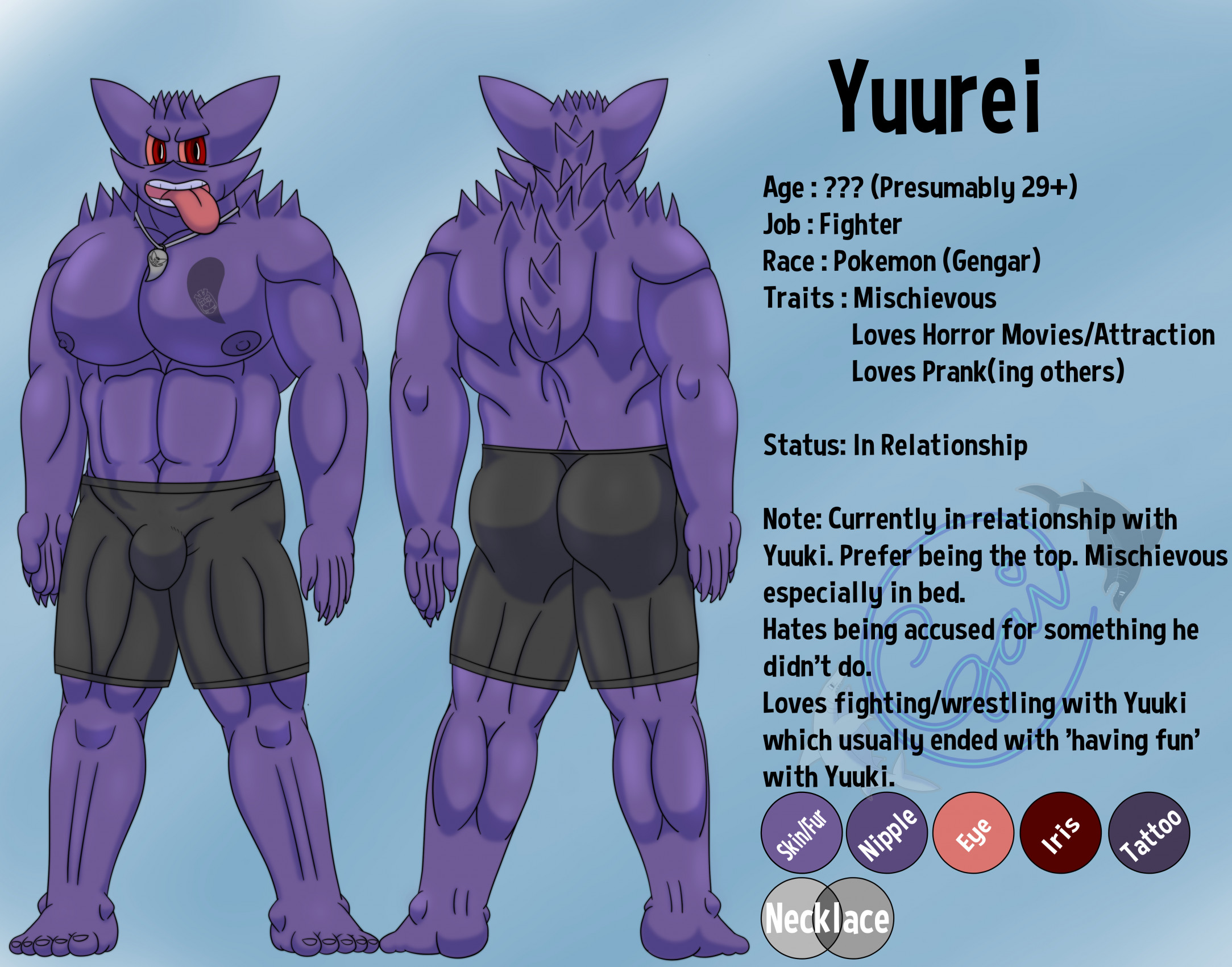 Yuurei the Gengar by gailardhia -- Fur Affinity [dot] net