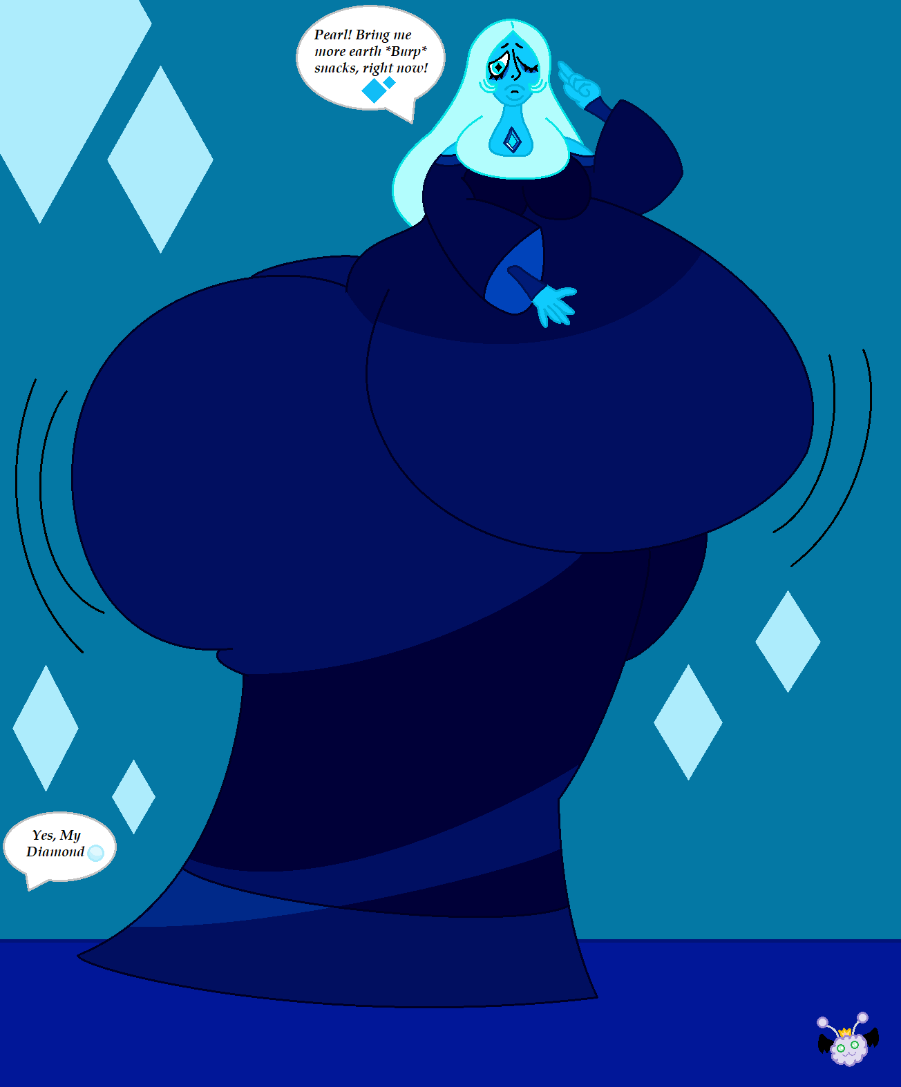 Blue diamond vore