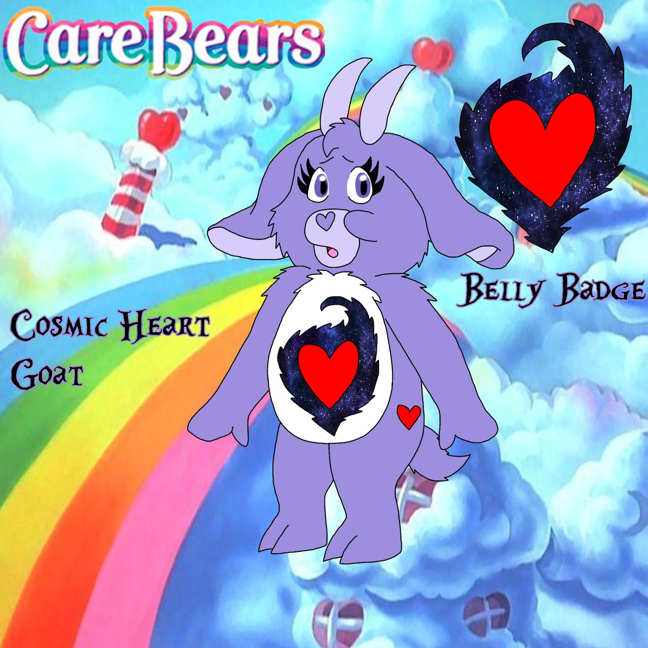 Care Bears Oc ~ Cosmic Heart Goat By Galatickaiju Fur Affinity Dot Net 